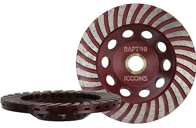 ICCONS TURBO 125MM GRINDING CUP RED